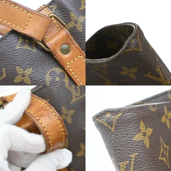 LOUIS VUITTON Sac Shopping GM Shoulder Tote Bag Monogram Leather - Picture 16 of 16